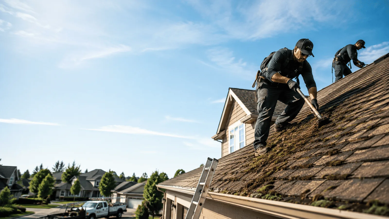 Roof Moss Removal in West Point, TX near me